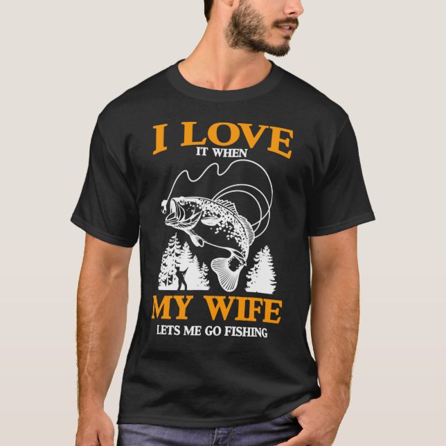 Mens Funny ich Liebe es, wenn meine Ehefrau Lasse  T-Shirt (Vorderseite)
