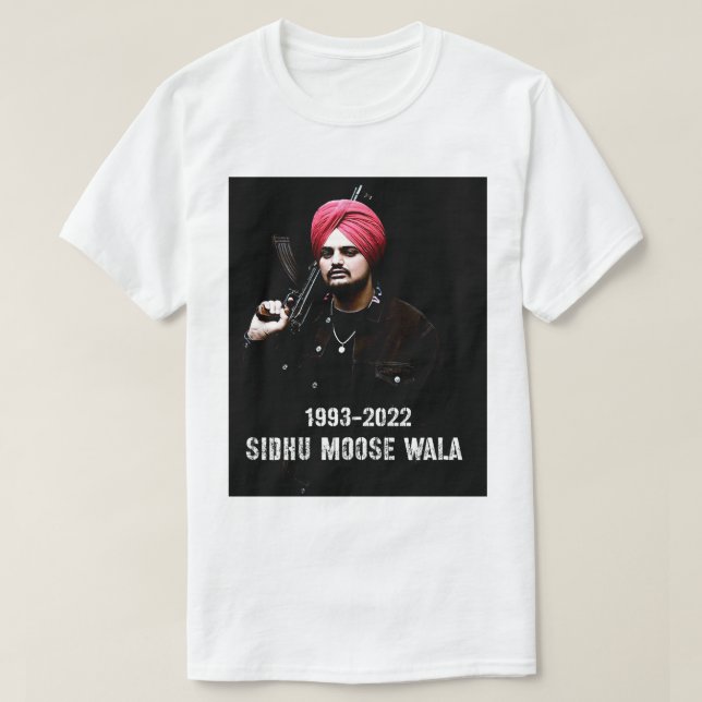 Mens Funny Indian Sidhu Five Moose Man Wala Schaus T-Shirt (Design vorne)