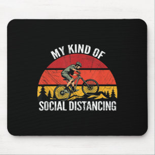 Mens Funny Mountain Bike Mtb Quotes Biker Cyclist Mousepad