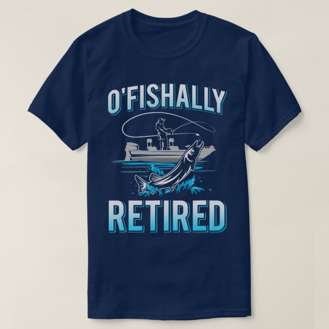 Mens Funny Ofishally Retired Gift  for Retired Fis T-Shirt (Design vorne)