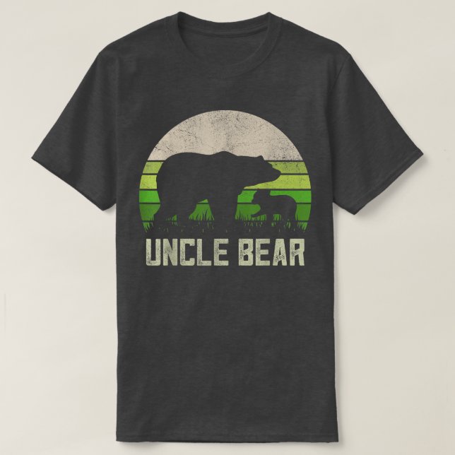 Mens Funny Oncle Bären Shirts aus Nichte & Nephew, (Design vorne)