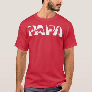 Mens Funny Papa Bear Vater Funny Bear Papa Fathers T-Shirt