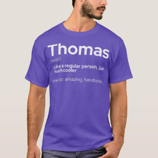 Mens Funny Personalisiert Vorname Thomas  T-Shirt