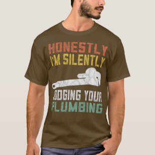 Mens Funny Plumber Geschenke für Männer Retro Klem T-Shirt
