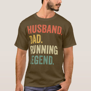 Mens Funny Runner Husband Vater Running Legend Vin T-Shirt