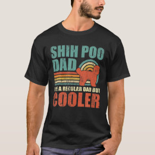 Mens Funny Shih Poo Vater wie ein regelmäßiger Vat T-Shirt