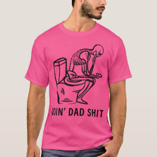 Mens Funny Skeleton Doin Vater Funk Bester Vater T-Shirt