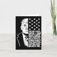 Mens Funny Trump Sie sind ein großer Vater Vaterta