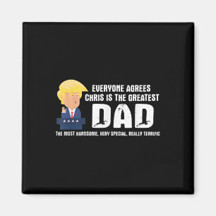 Mens Funny Trump Sprichwort Bester Vater Zitat - C Magnet