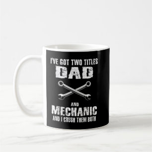Mens Funny Vater Mechanische Garage Auto Enthusias Kaffeetasse