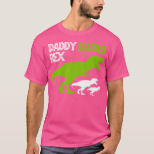Mens Funny Vatertag Daddysaurus T Rex Geschenke T-Shirt