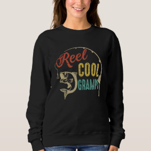 Mens Funny Vathday Vintage Fischerei Rollen Cool G Sweatshirt