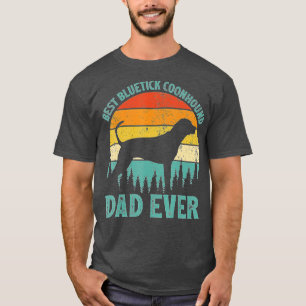 Mens Funny Vintag Best Bluetick Coonhound Vater Ev T-Shirt
