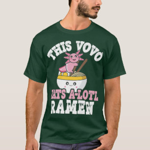 Mens Funny Vovo Ramen Axolotl Puff Dieser Vovo iss T-Shirt