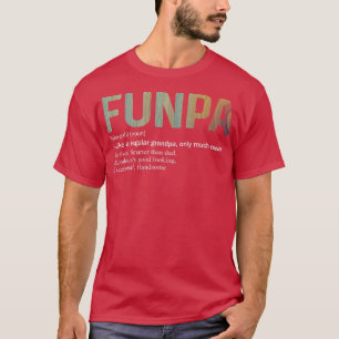 Mens Funpa Definition T-Shirt wie ein regelmäßiger