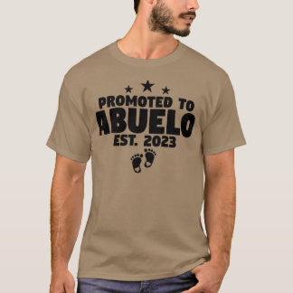 Mens für Abuelo 2023 zum neuen spanischen Großfath T-Shirt