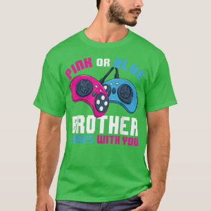 Mens Gamer Gender offenbaren rosa oder blaues Brud T-Shirt