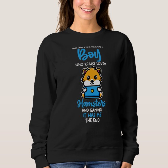 Mens Gamer Hamster Sweatshirt (Vorderseite)