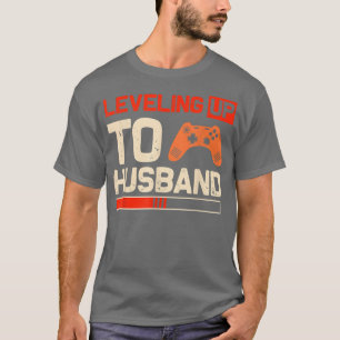Mens Gamer Verlobung Groom Wedding bis zur T-Shirt