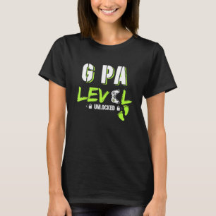Mens Gaming G Pa Level Unlocks Gamer erhöht F T-Shirt
