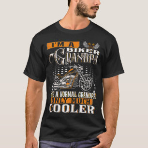 Mens Gentlemen Funny Im a Biker Opa Sprichwort mot T-Shirt