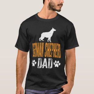 Mens German Shepherd Vater Gift Dog Daddy Vatertag T-Shirt