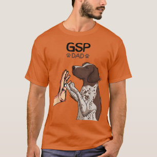 Mens German Shorthaired Pointer GSP Hund Vater T-Shirt