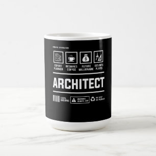 Mens-Geschenk für die Architektur Kaffeetasse