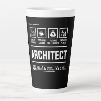 Mens-Geschenk für die Architektur Milchtasse