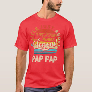 Mens Geschenk für Väter Tag Pap Pap ein Titel nur T-Shirt