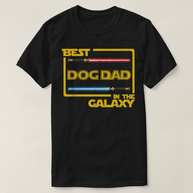 Mens Gift Best Dog Vater im Galay Funny Dog  T-Shirt (Design vorne)