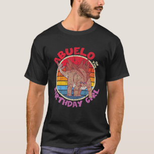 Mens Girl Birthday I Abuelo I Stegosaurus I Family T-Shirt