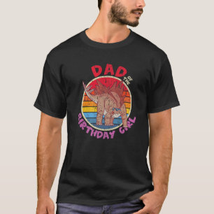 Mens Girl Geburtstag I Vater I Stegosaurus I Famil T-Shirt