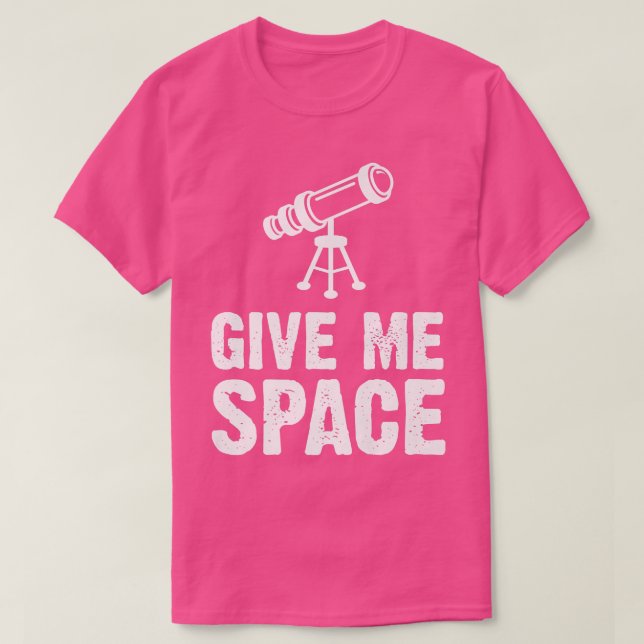 Mens Give Me Space Telescope Solar System Galay St T-Shirt (Design vorne)