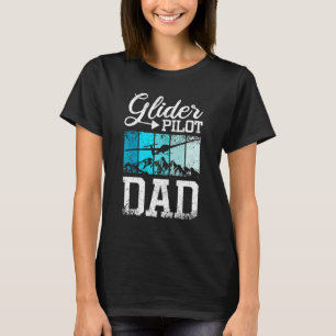 Mens Glider Pilot Vater T-Shirt