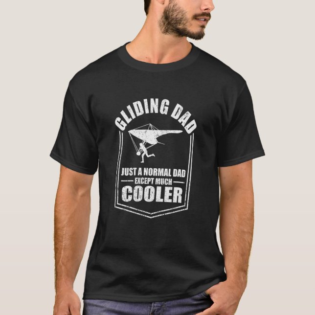 Mens Glider Vater nur ein normaler Vater außer Coo T-Shirt (Vorderseite)