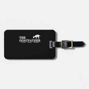 Mens Goat Far Pet Lover Fars Day Gepäckanhänger