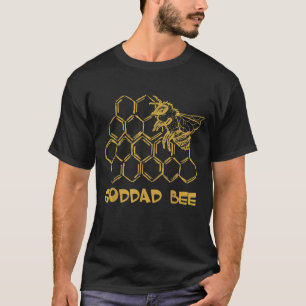 Mens Goddad Bee Bee Beekeeper Bee Goddad T-Shirt