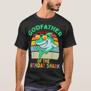 Mens Godvater vom Hai Geburtstag Matching Fami T-Shirt