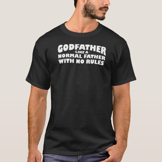 Mens Godvater wie ein normaler Vater Godvater T-Shirt (Vorderseite)