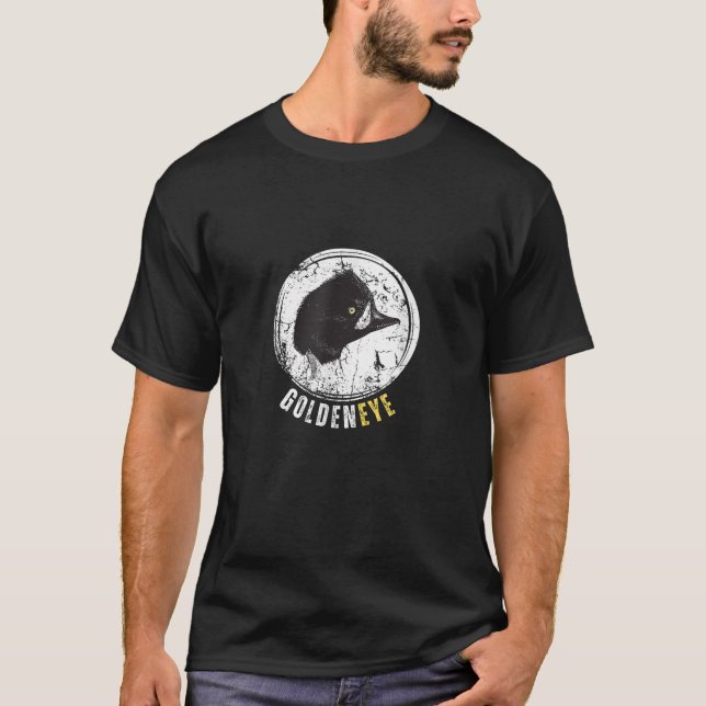 Mens Goldeneye Ente Jagdtaucherente Saison T-Shirt (Vorderseite)