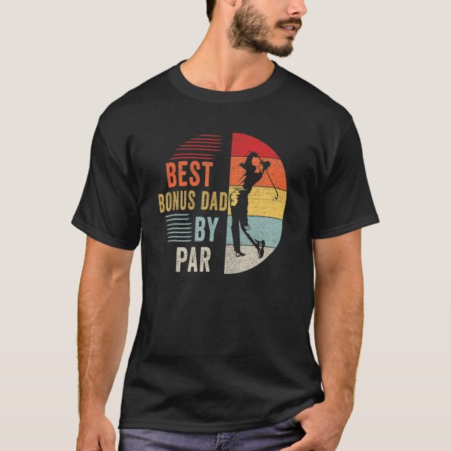 Mens Golf Best Bonus Vater Par Daddy Golfer Fathe T-Shirt (Vorderseite)