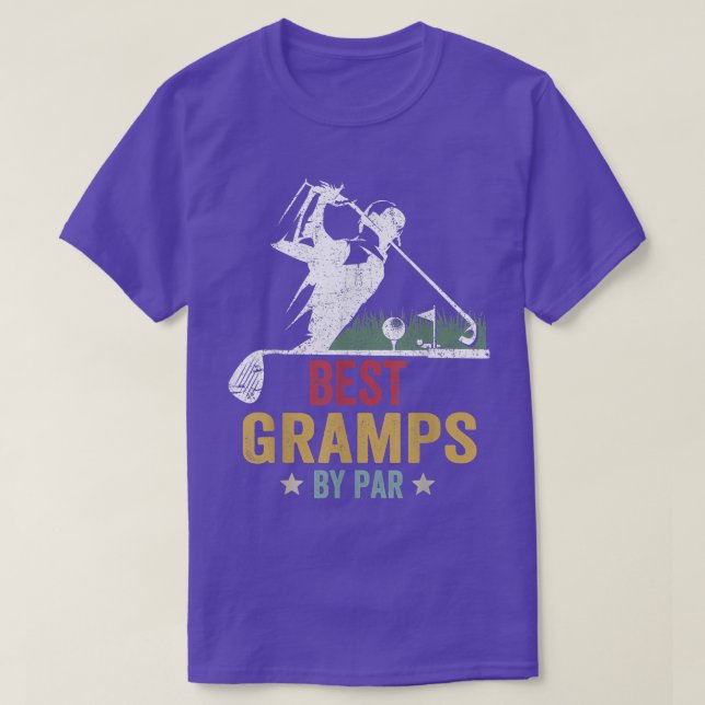 Mens Golf Best Gramps von Par Daddy Golfer Vater T-Shirt (Design vorne)