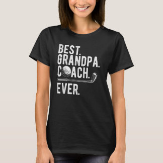Mens Golf Best Opa Coach Ever Golfer Vater Papa T-Shirt