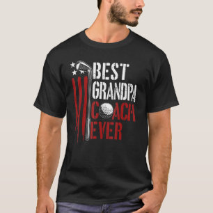 Mens Golf Best Opa Coach je Golfer Usa Flagge T-Shirt