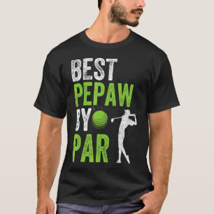 Mens Golf Best Pepe by Par Grandpa Golfer Vater' T-Shirt