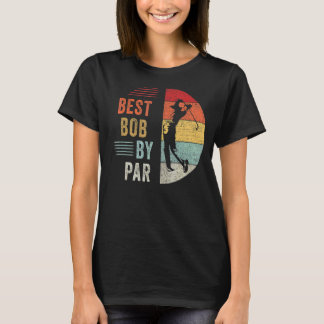 Mens Golf Bester Bob von Par Grandpa Golfer Vater T-Shirt