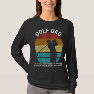 Mens Golf Vater Ich spiele Golf mit Freunden Sport T-Shirt