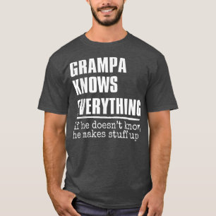 Mens Grampa weiß alles, was der beste Grampa aller T-Shirt
