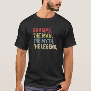 Mens Gramps Der Mann der Mythos der Legende lustig T-Shirt